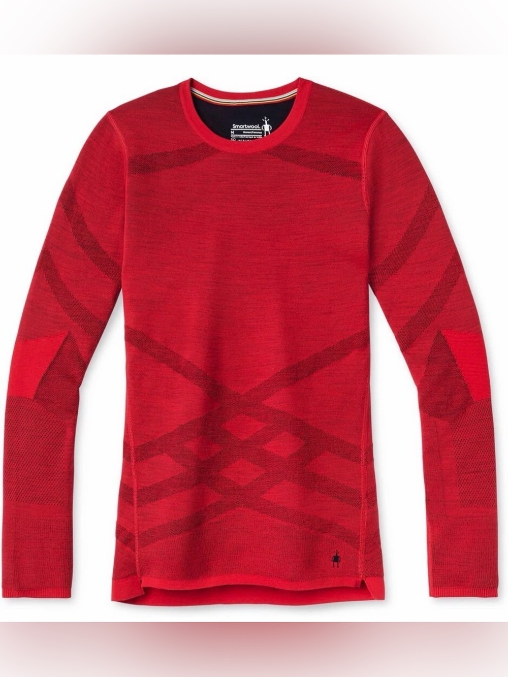 Smartwool Womens T-Shirt W Intraknit Merino 200 Crew 145233 Size Medium